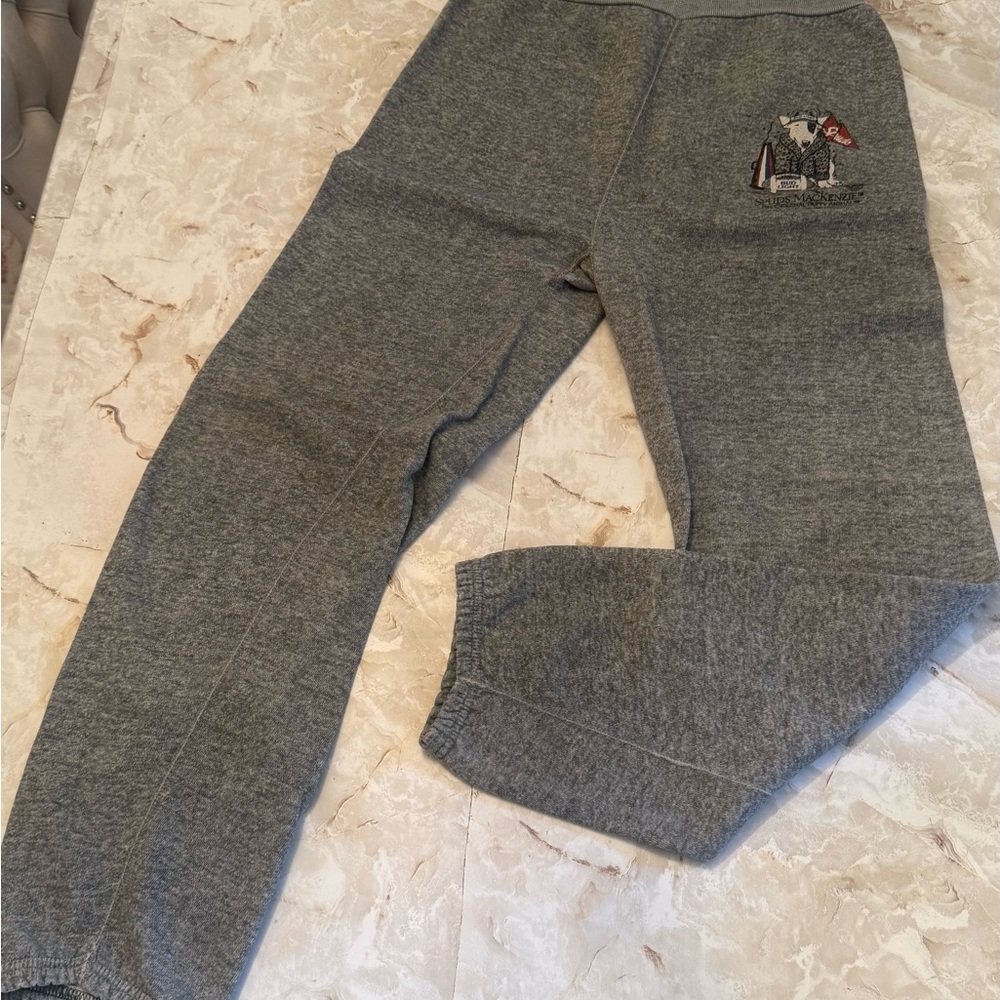 Kids Gray Sweatpants with Graphic